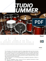 NI Kontakt Studio Drummer Manual English