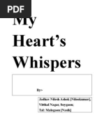 My Heart's Whispers: by Jadhav Nilesh Ashok (Nilookumar), Vitthal Nagar, Soygaon Tal: Malegaon (Nasik)