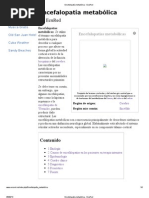Encefalopatía Metabólica - EcuRed