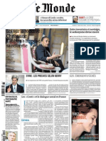 Le Monde Du Dimanche01 Et Lundi 02 Septembre 2013