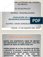 Evolucion de Los Microprocesadores Intel