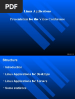 Linux Applications Presentation For The Video Conference