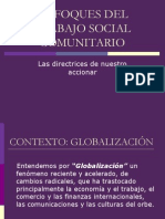 Enfoques Del Trabajo Social Comunitario