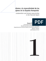 Lesboerotismo y La Masculinidad de Las Mujeres en La España Franquista