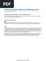 Common Radio Resource Management