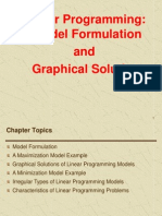 Linear Programming: Model Formulation and Graphical Solution