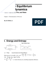 4200:225 Equilibrium Thermodynamics: Unit I. Earth, Air, Fire, and Water