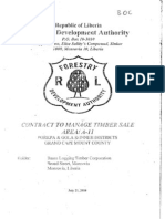 Timber Sale Contract Between Forestry Development Authority (FDA) & Bassa Logging Timber Corp. A-11