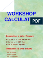 Workshop Calculation