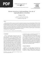 Journal Hydrometallurgy Solvent Extraction