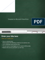 Template For Microsoft Powerpoint