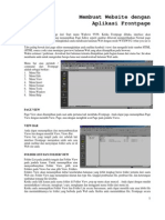Cara Membuat Web Dengan Microsoft FrontPage...