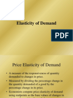 Elasticity of Demand