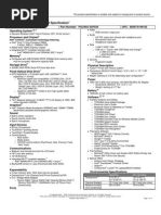 Satellite U405 Detailed Product Specification: Intel Centrino 2 Processor Technology Featuring