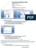 100 Ejercicios de Microsoft Word