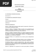 Ley 2175 - Ley Orgánica Ministerio Público PDF