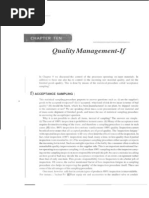 Quality Management-If: Acceptance Sampling