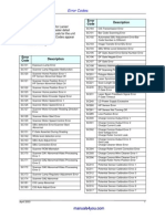 Ricoh Error Codes