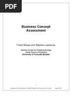 Business Concept Assessment