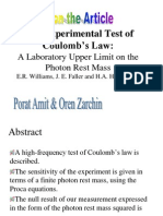 E R Williams - New Experimental Test of Coulomb-S Law