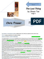 s2 The Lost Thing English Unit