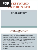 Westward Exports Case-Study