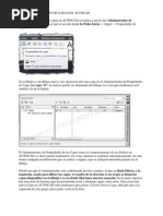 Creación y Edición de Capas en Autocad