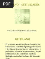 Geoplano - Actividades