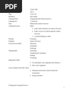 Lesson Plan Science Tahun 3 - Electric Part 2