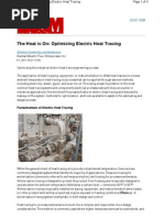 Electrical Heat Tracing Tutorials