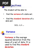 Standard Deviation and Mean-Variance