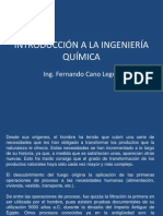 Introduccion A La Ingeniería Quimica Clase 1