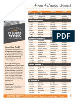 Free Fitness Week 