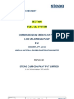 Checklist - LDO-UnLoading Pump