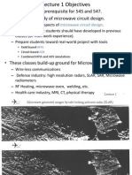 Introduction To Microwaves Lectures