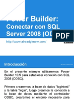 Tutorial PowerBuilder 10.5 - ODBC SQL2008