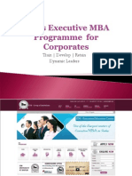 Executive MBA Programme For Corporates - PPSX