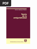 Teoria de La Antijuridicidad Rafael Márquez Piñero