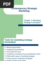 Contemporary Strategic Marketing 2e Ch7 To Ch12