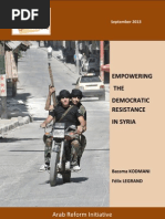 Empowering The Democratic Resistance in Syria