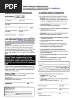 International Student Health Insurance Compliance Form