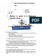 Elementos de Sujeción de La Rectificadora Horizontal o Planear