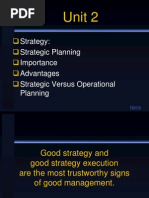 Strategic Planning Unit 2