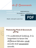 Vowels & Consonants - POWERPOINT