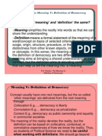 Lecture 1 Meaning of Democracy R.S.damian