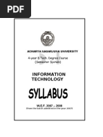 IT Syllabus 2007 08