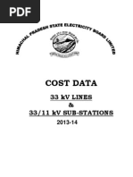 Cost Data System Improvement Schemes 33kV/11kV