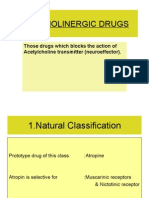 Anticholinergic Drugs