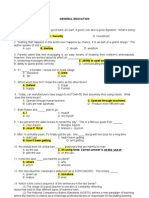 General Education 2008 With Answers