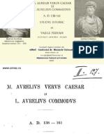 Vasile Pârvan, M. Aurelis Verus Caesar Şi L. Aurelius Commodus